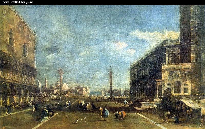 Francesco Guardi The Little Square of St. Marc